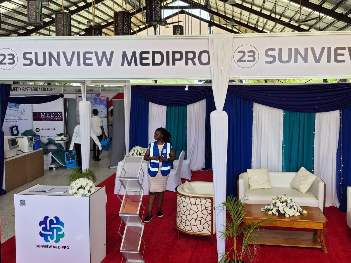 Sunviewmedipro's tweet photo. Sunview Medipro is participating in the 30th AKMLSO Medical Laboratory Scientific &amp; Exhibition Conference in Mombasa this week. 

The conference covers sustainable solutions in clinical lab diagnosis, and how technology partnerships drive cost-effective diagnostics. #akmlso https://t.co/L4GnGDE4lG