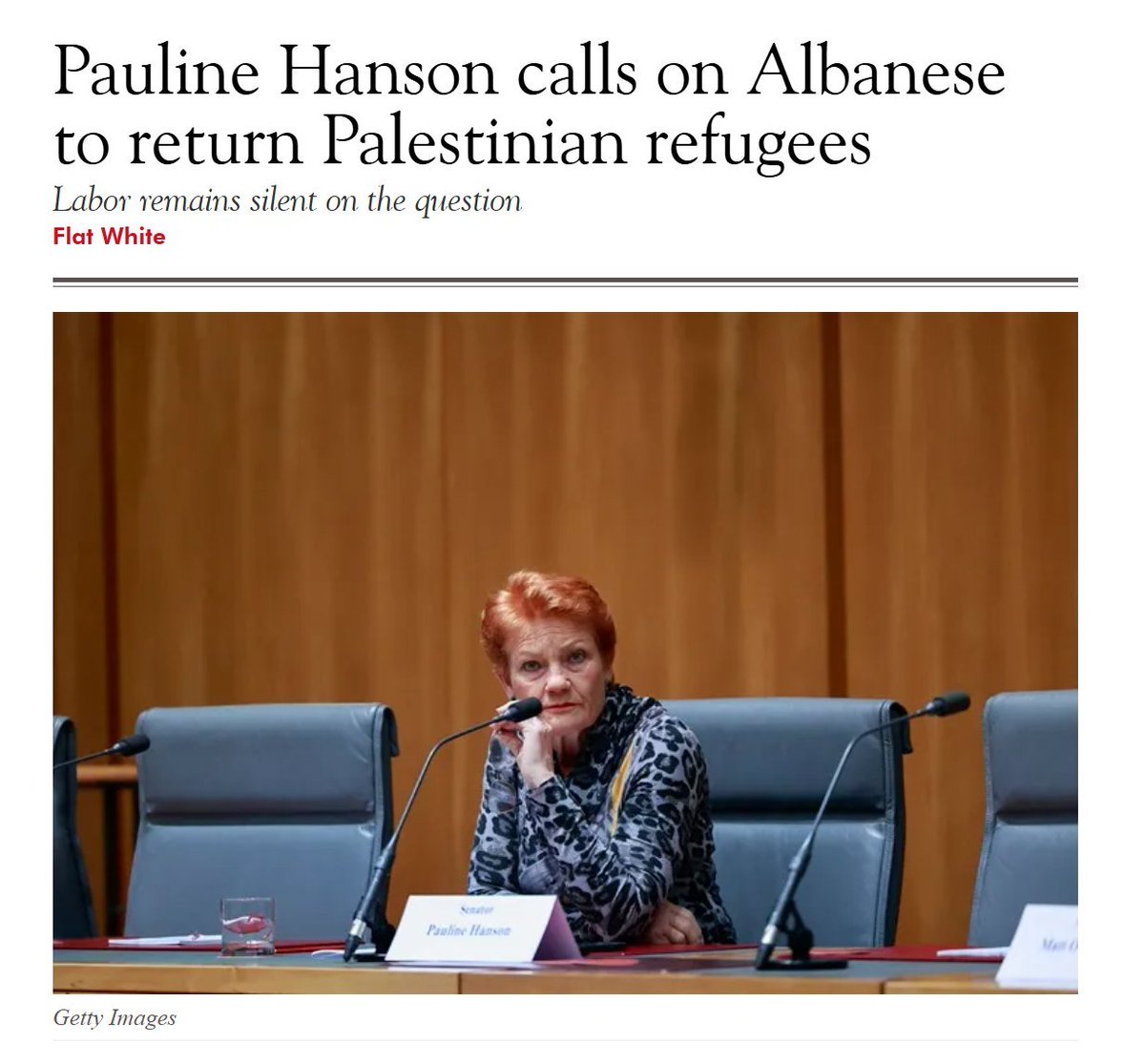 ellymelly's tweet image. Pauline Hanson is right. The Palestinian refugees must be sent back to Gaza otherwise the 'temporary' visa program was a lie to the Australian people.
@PaulineHansonOz
spectator.com.au/2025/10/paulin…