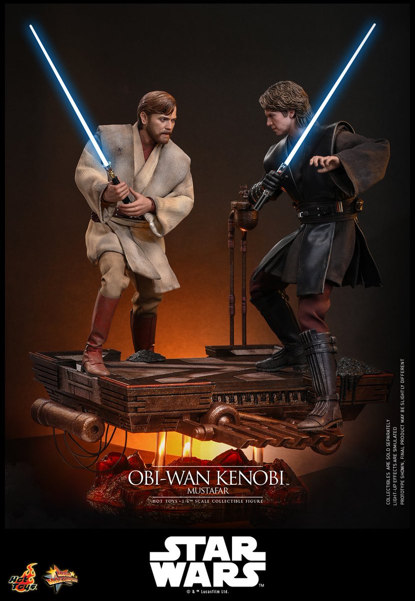 MrLeitor's tweet photo. Esto es una auténtica locura.
La base del nuevo Obi-Wan es tan grande, que puede albergar dos figuras a escala 1/6.
#StarWars #HotToys #ObiWan #TheHighGround https://t.co/3FoLYzmVsF