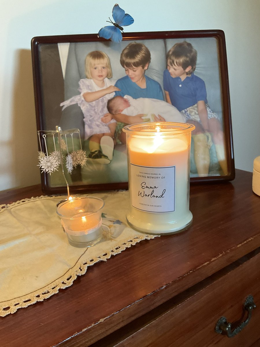 Participating in the #waveoflight for our daughter Emma and miscarriage baby and grandbaby