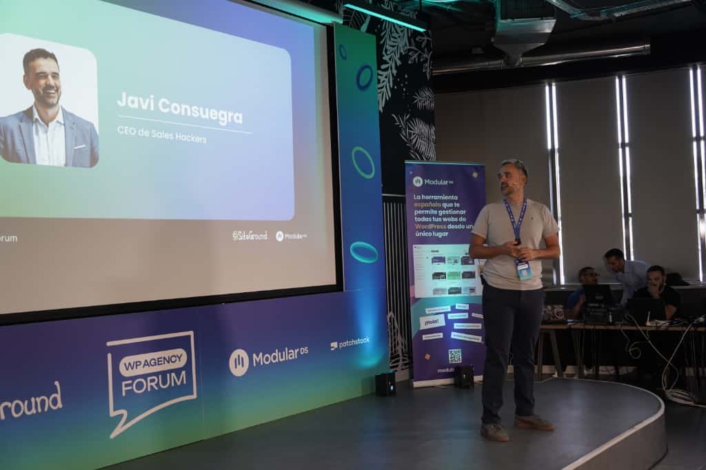 ModularDS's tweet image. "El éxito sin estructura es solo estrés acumulado disfrazado de logro" 😅
Así empieza @jconsu en este #WPAgencyForum 💜
¿Qué os está pareciendo esta ponencia? Te leemos 👇🏻
