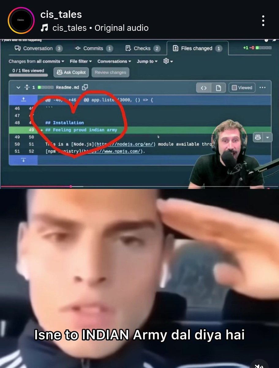 Koding_Deep's tweet image. Made it to Instagram 🤣☝🏻