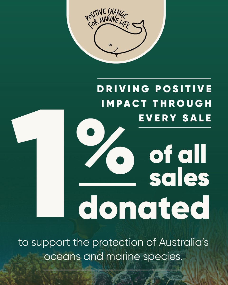 Every purchase makes waves for good
At Green Nutritionals, we’re proud to donate 1% of all sales to @positivechangeformarinelife - a community-driven conservation organisation, whose programs are designed to secure a healthy and sustainable future for marine ecosystems and the