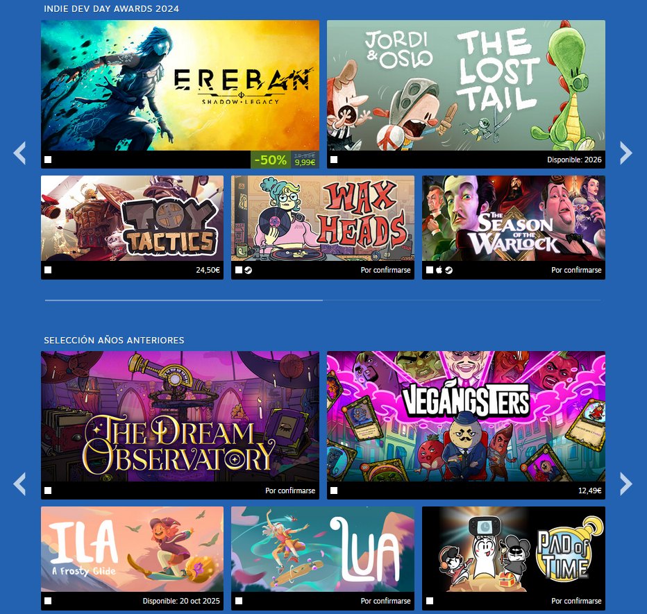 🟤 Si no vau assistir al <a href="/bcngamefest/">BCN Game Fest</a>, teniu disponible una pàgina a #Steam que reuneix els #videojocs que hi van ser presents i, de pas, podeu aprofitar l'#SteamNextFest per jugar a les seves demostracions gratuïtes. Sí, algunes disponibles en #català! 👉 store.steampowered.com/curator/422142…