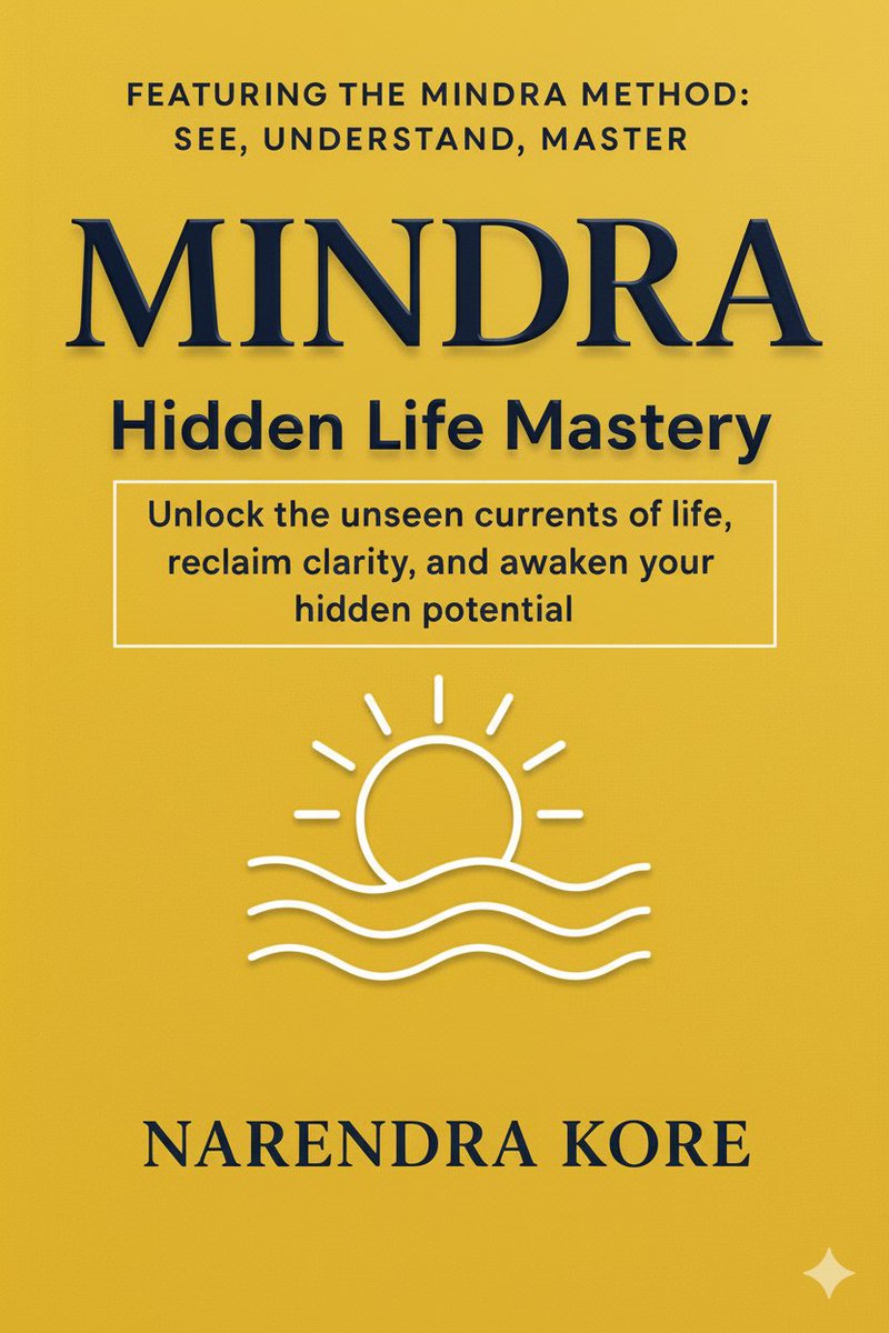 graspower's tweet photo. “You open your laptop to work. 3 hours later, you’ve done everything except what mattered.

My book Mindra Hidden life mastery teaches you how to win those silent battles with yourself.” https://t.co/CCxLqy1Nxb