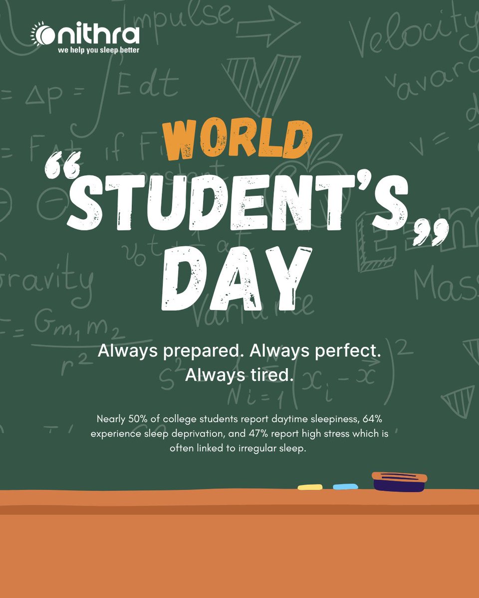 Deadlines, expectations, grades, pressure, we celebrate achievement, but forget to ask how it feels. The truth? Most students are balancing brilliance and burnout in the same breath.  This #WorldStudentsDay, let’s redefine what it means to be “perfect" #WorldStudentsDay
