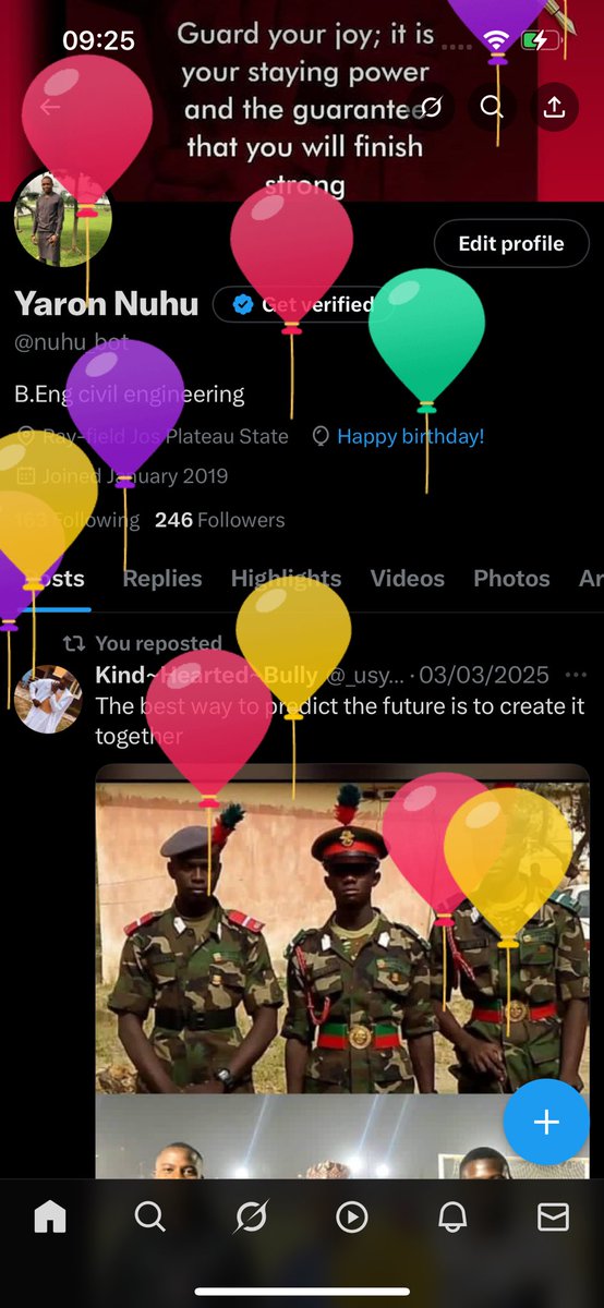 nuhu_bot's tweet photo. See who got balloons today 🎉🎉🎉 A step to greatness https://t.co/nppPtKGYk6