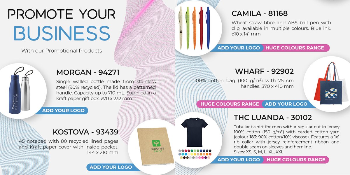 CBForms's tweet image. 📢 Promote your brand with high-impact promotional products from CB Forms! Add your logo to bottles, bags, pens &amp;amp; more. ♻️

🛍️ View our full catalogue: cbforms.hideagifts.com/en/catalogue/

#PromotionalProducts #CBForms #PrintDesign #CorkBusiness #Ireland