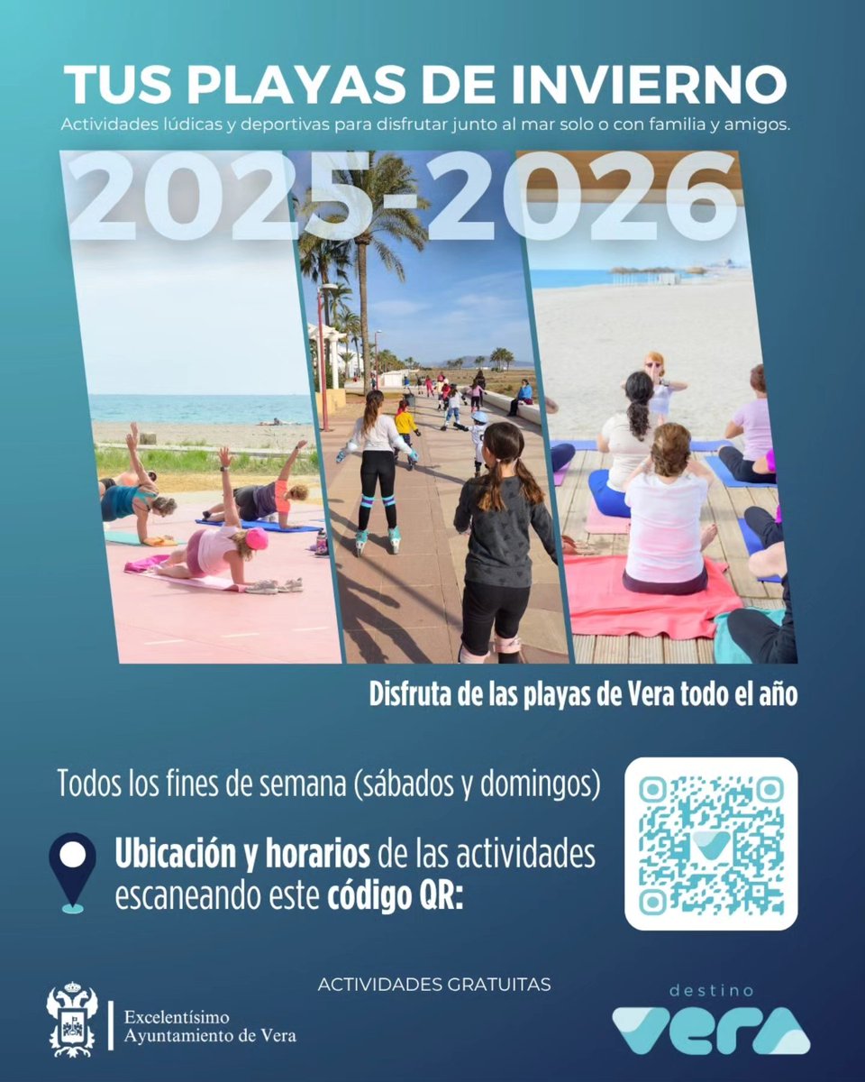 Bienvenida a una nueva edición de "Las playas de invierno" 🏖️. 

Todo suma, pero lo interesante sería habilitar un local social en la playa, que dinamice todo tipo de ocio y actividades de tipo cultural, posibilitando la socialización y, por tanto, la mayor permanencia.