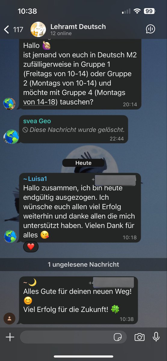 Ich dachte das wird besser mit der Zeit aber diese Gruppen sind wirklich mein 13. Grund