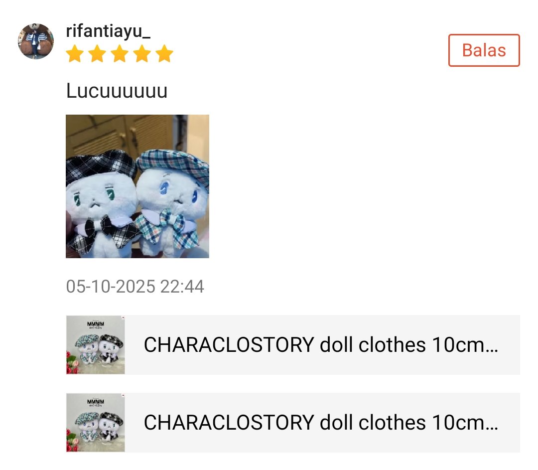 Miniteen &amp; MMMM doll clothes testimoni 🍀❤ thankyou~~

#characlostorytesti #dollclothes #MINITEEN #MMMMplave