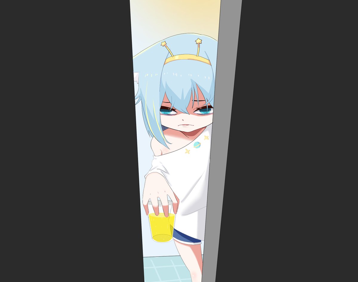 "Here, it's still warm"