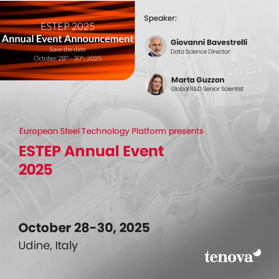 We’re proud to join the #ESTEP2025 Annual Event in Udine! Together with the European steel community, we’ll discuss how #decarbonisation, digitalisation &amp; circular solutions are shaping a sustainable steel future 👉 tenova.com/newsroom/upcom…