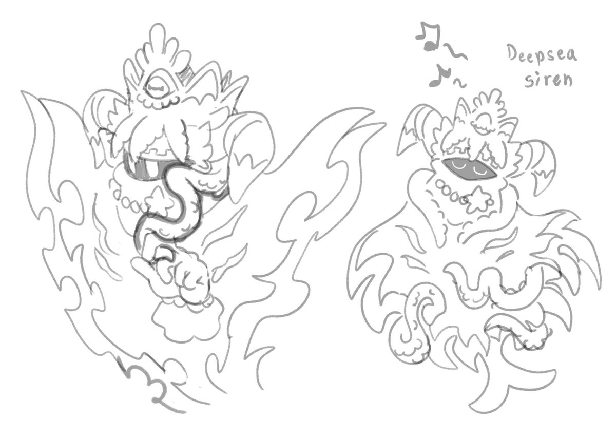 Leaf_kaabii's tweet image. A doodle of Ri-san’s paro

彼らは光の届かない深海に住んでいる 
そこは永遠の闇に包まれた世界