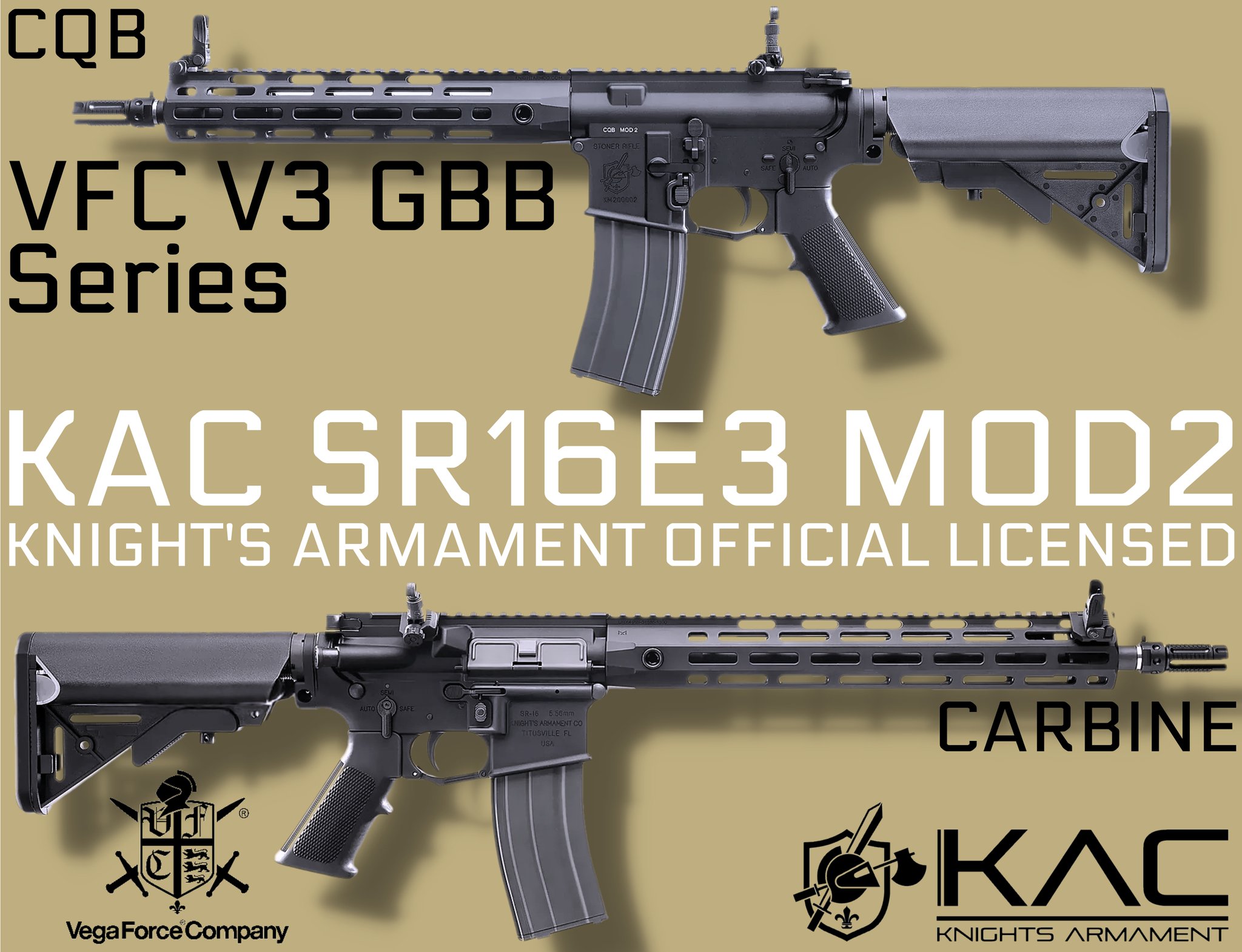 新品取り外し　VFC SR16E3(V3) 外装セット　ナイツ　KAC M4 新品取り外し VFC SR16E3(V3) 外装セット ナイツ KAC M4