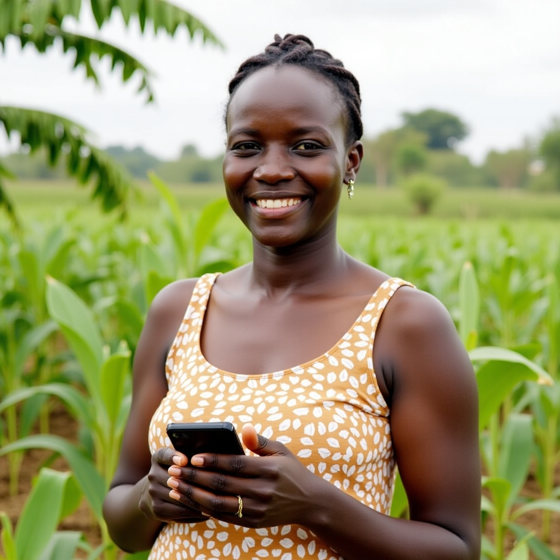 From farm to digital — a new chapter for young women in Eastern Uganda!
Once limited by low market access, Nekesa from Mbale supported by PEDN now uses her smartphone to reach new customers, learn online &amp; grow her agribusiness — thanks to the 10X Program. 
#10XDigitalEconomy