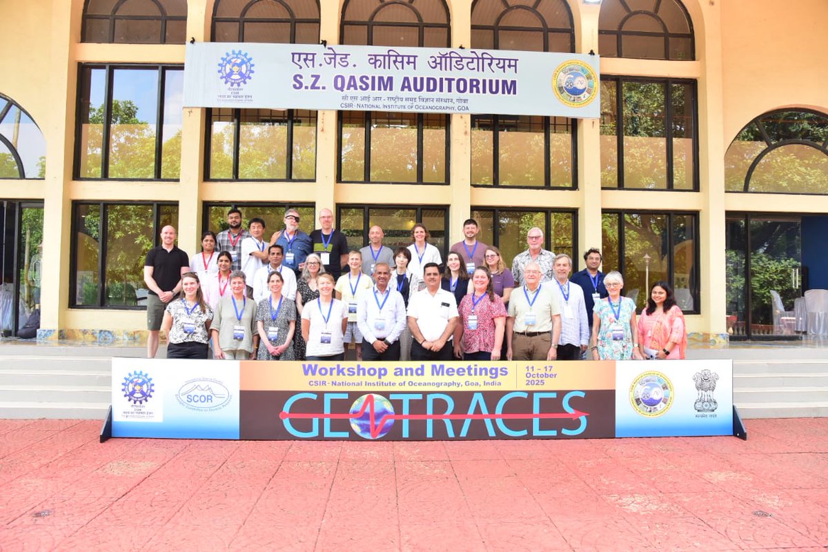 CSIRNIOGoa's tweet image. GEOTRACES Scientific Steering Committee Meeting 2025