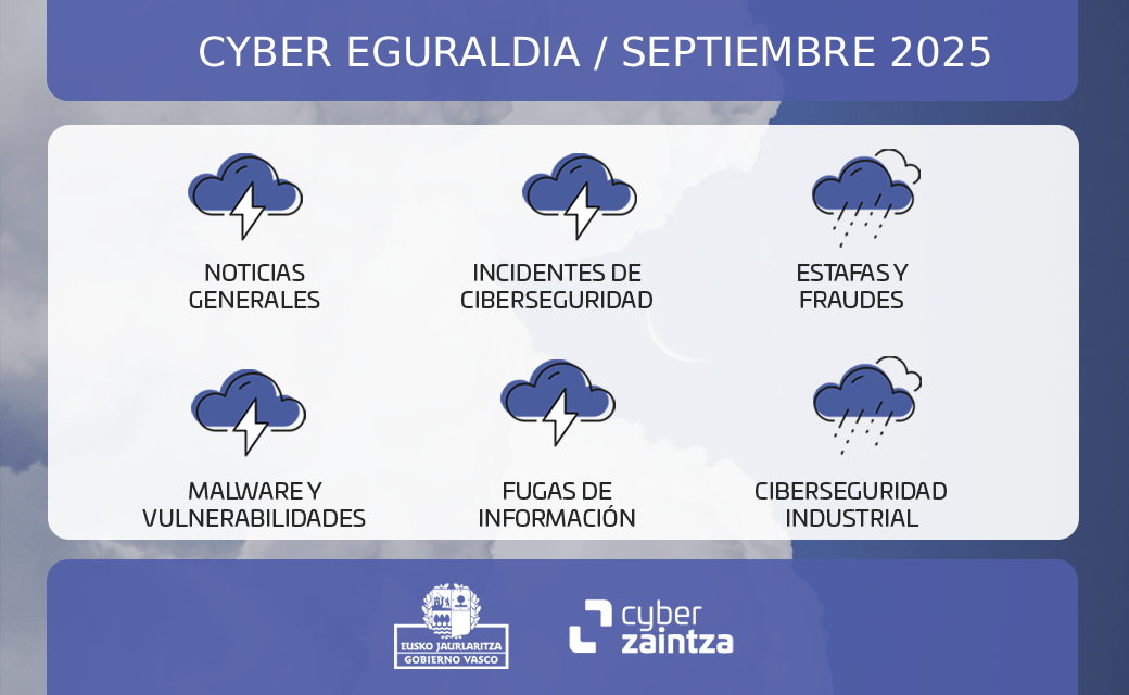 #CiberEguraldia | Clima otoñal también en #ciberseguridad especialmente tormentoso en el entorno industrial. No pierdas de vista los fraudes y estafas, que ganan presencia ⛈️ 📩 Descúbrelo en nuestro boletín de noticias, #vulnerabilidades e información ▶️ ow.ly/bXst50XbybX
