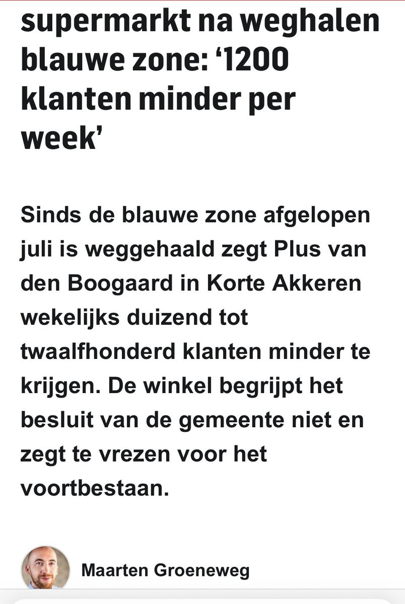 Belangrijkste wijkvoedselvoorziening (Plus) dreigt te verdwijnen na invoering betaald parkeren in Korte Akkeren. Gemeente toont opnieuw onkunde inzake relatie betaald parkeren en functioneren winkels.  #Gouda