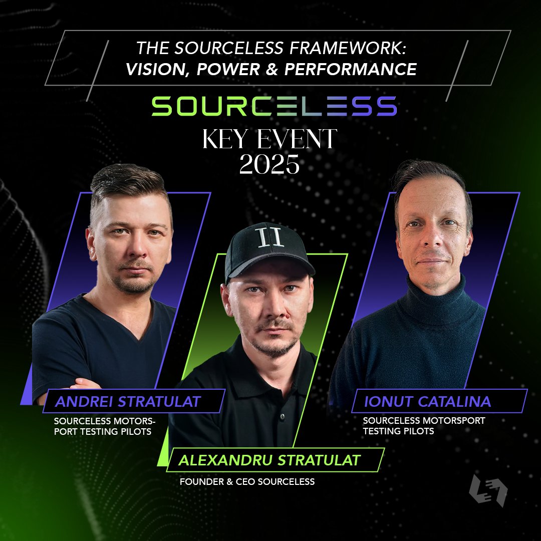 SourcelessB's tweet image. At the SourceLess Key Event in Munich (Oct 17–18):
🔹 Alexandru Stratulat — The SourceLess Framework
🔹 Andrei Stratulat & Ionut Catalina — SL-MS1 Innovation
🔹 Bogdan Iacob & Antonio Baluta — Beyond Digital
👉 keyevent.sourceless.net
#SourceLess #KeyEvent