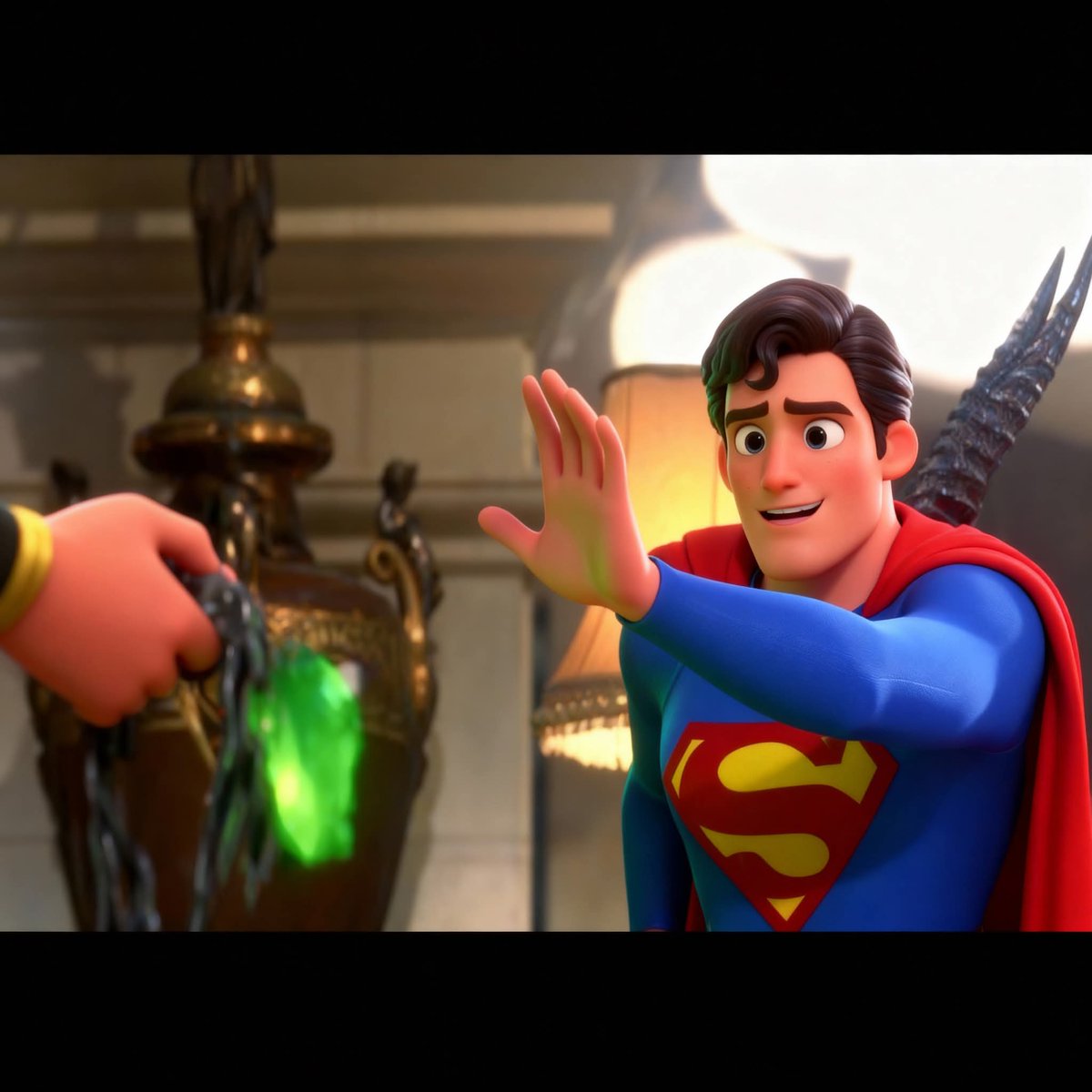 SupAnimatedPod's tweet photo. What if Superman: The Movie was made by @Pixar @Superman @DisneyAnimation #Superman https://t.co/XmDx04PIgs