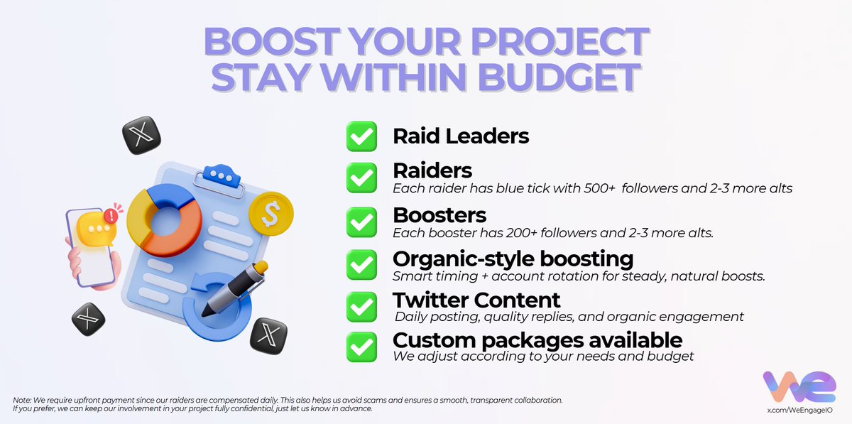 We Engage: SMM Services tweet media