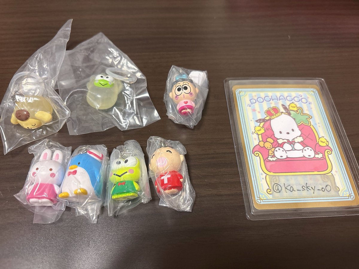 【交換】サンリオ めじるしアクセサリー ガチャ

求 ▶︎ 同種ポチャッコ

譲 ▶︎画像の物  
       プリンくん、けろっぴ、サムくん、チアリーチャム、たあ坊、なおみ(るるる学園)

郵送又は池袋手渡し✉️

お気軽にお声掛けください！