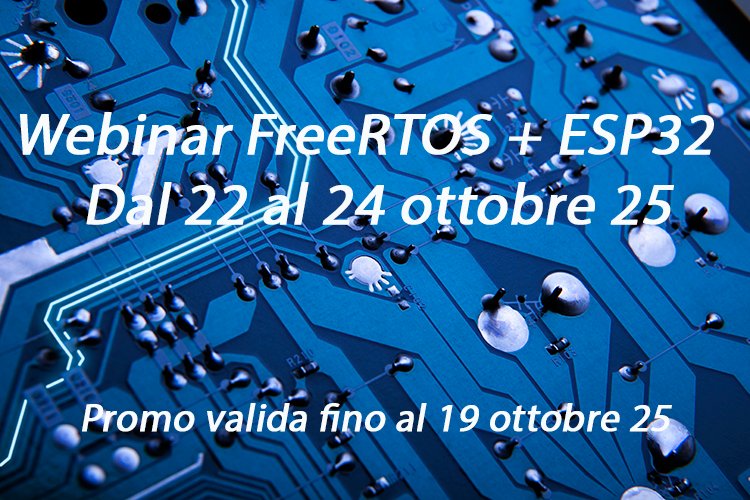 futuranet_it's tweet image. 🧠 Webinar “FreeRTOS + ESP32”: 22–24 ottobre!
Scopri come usare un RTOS su Arduino UNO R4 e approfondisci con un focus su ESP32.
🎟️ Sconto valido fino al 19 ottobre → non perdere l’occasione!
futuranet.it/prodotto/webin…

#FreeRTOS #ESP32 #Arduino #Webinar #IoT