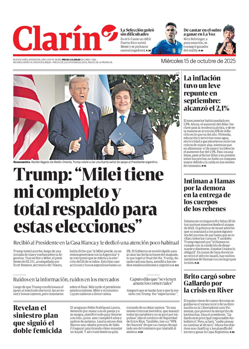 Una misma noticia.
Dos interpretaciones.