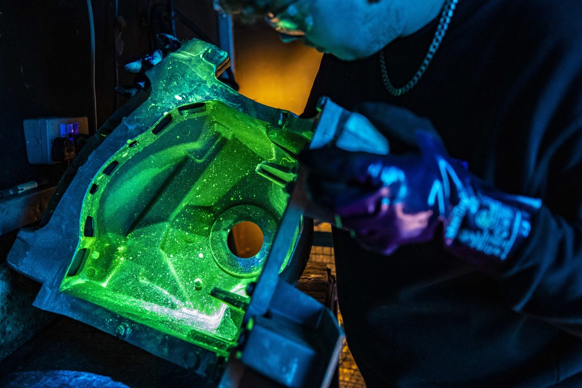 Our dye penetrant inspection process is a key part of our quality assurance. 

This method detects even the smallest surface cracks or defects that aren’t visible to the naked eye. It’s an essential step in maintaining the structural integrity and reliability of every casting we