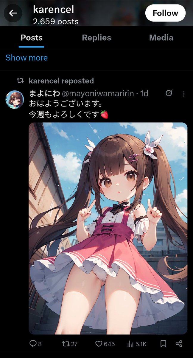 Mami_luuch's tweet photo. @CalKicksAss @kyekamren @Aquilesthagoat What do you expect from a sicko who's reposts consist of drawings of children https://t.co/ZaNNyg5EqC