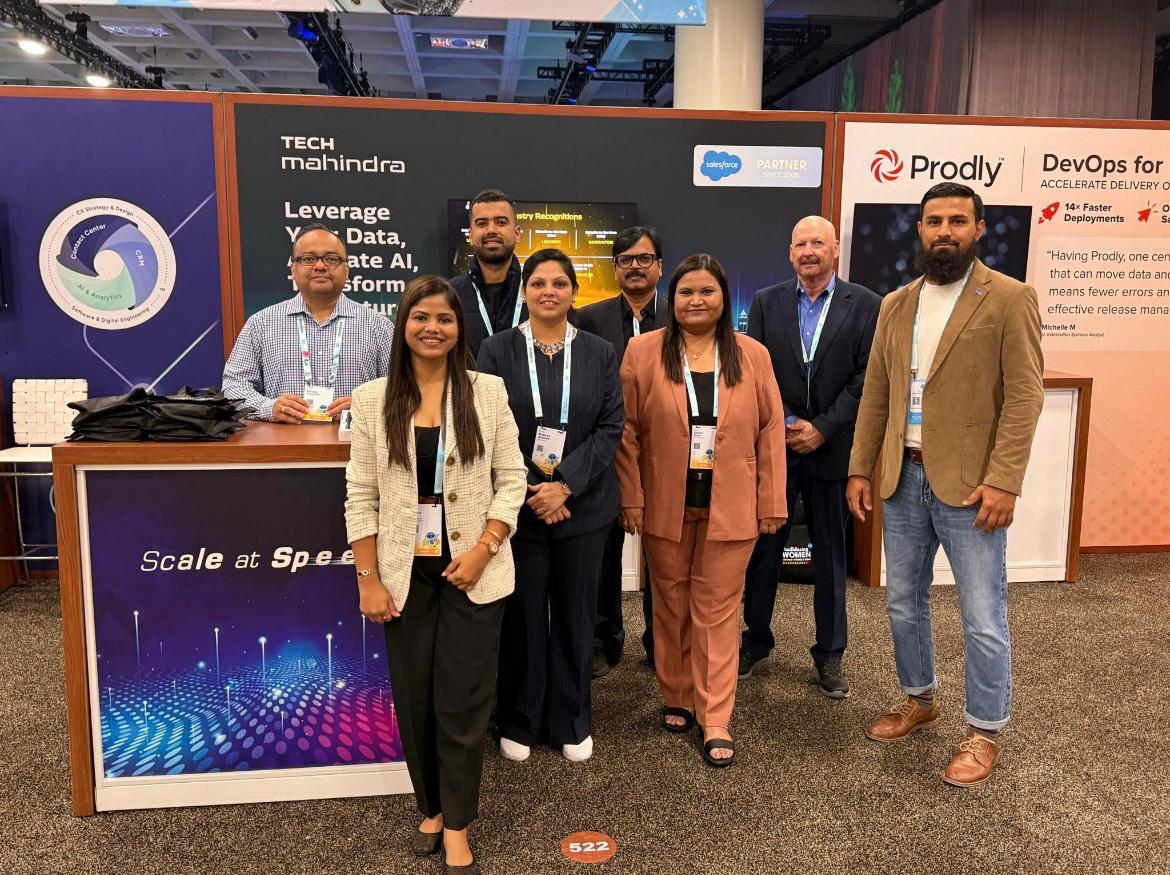 tech_mahindra's tweet image. It’s a wrap for Day 1 at #Dreamforce!
An exciting day filled with insightful one-on-one meetings, a thought-provoking roundtable discussion, and meaningful conversations over our networking cocktail dinner.
Join us for Day 2, where we’re hosting an engaging fireside chat on “AI…