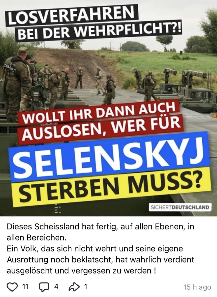#Deutschland ist kriegsgeil -  #Wehrpflicht