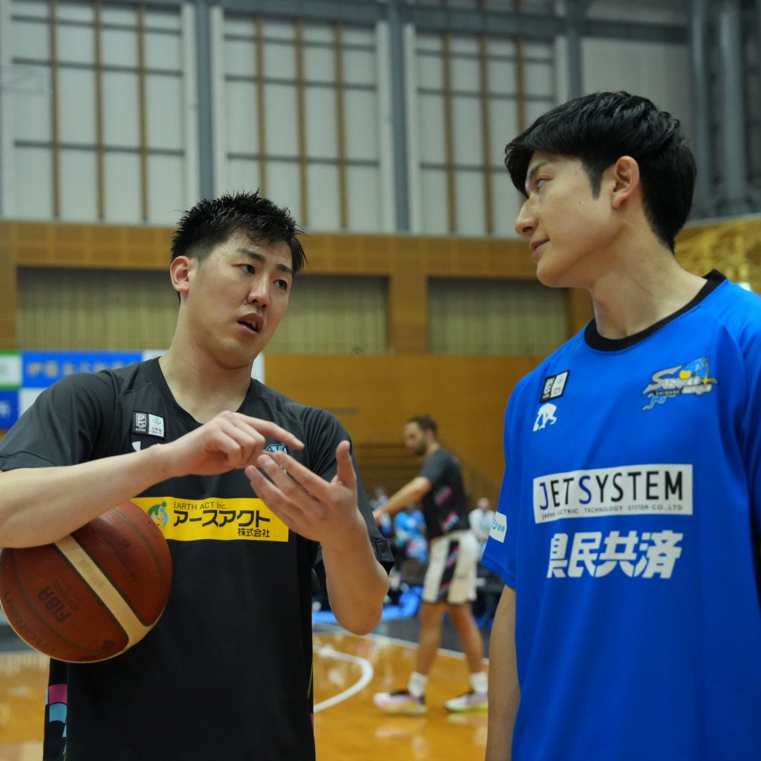 📸☺️ #白濱僚祐✖️ #阿部諒 #島根スサノオマジック #佐賀バルーナーズ
