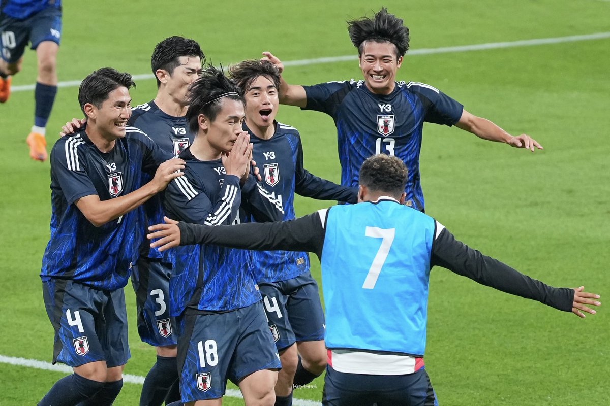 あやせくんゴールシーンの敬斗くんがサッカー少年すぎた😂 #上田綺世