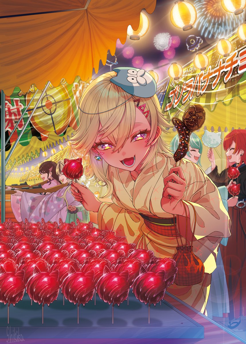 ぶいすぽっ！~夏祭り🪐~ #引き小森画