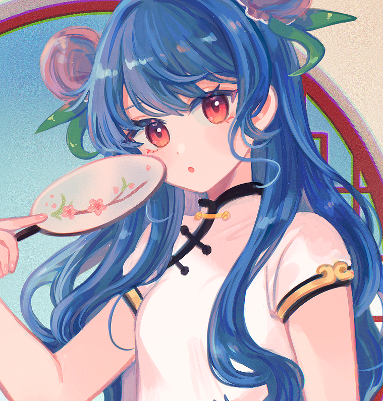比那名居天子 「中華風アレンジな天子 寄稿で描かせて頂きました!」|もずくず🐘例大祭う34bのイラスト