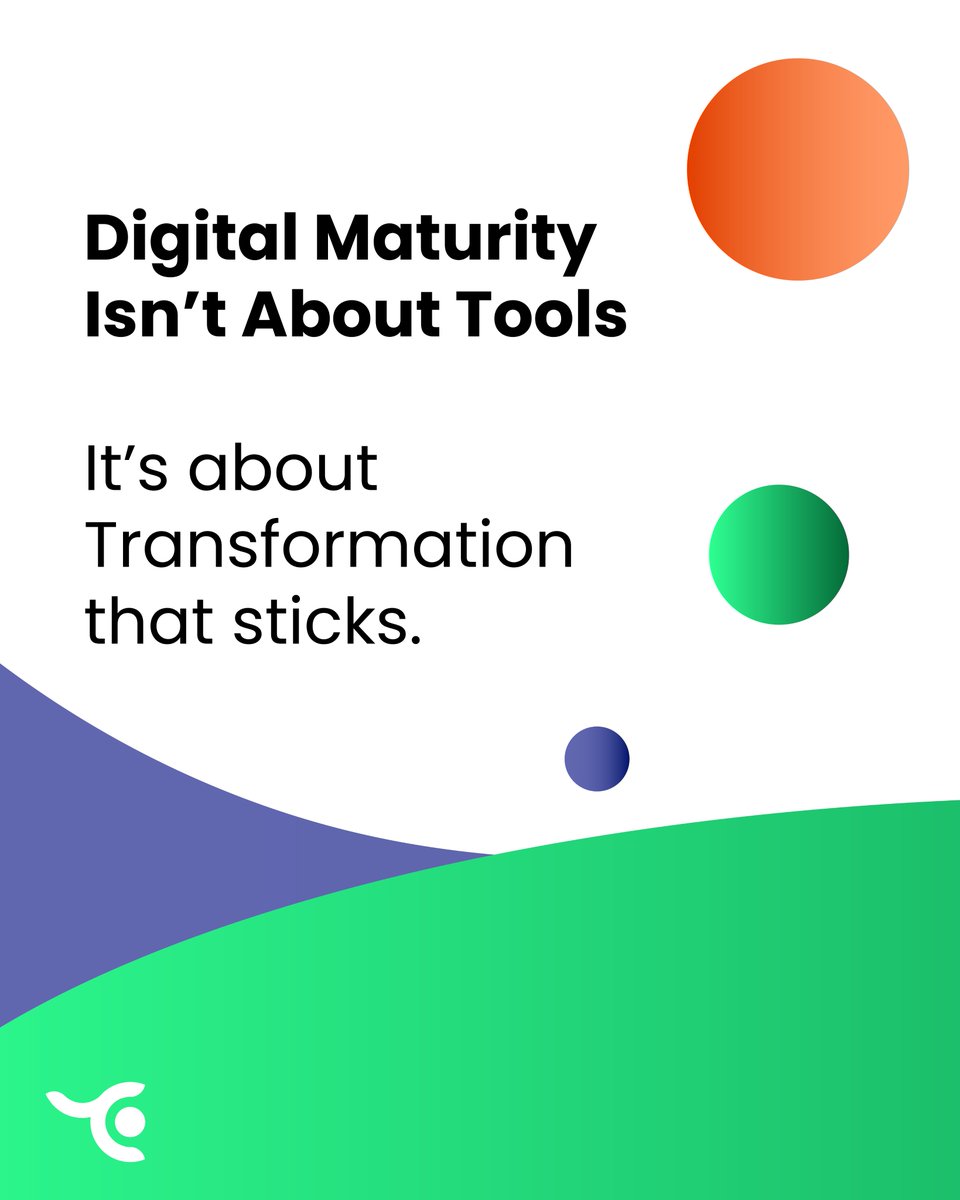 TriColorInitia's tweet image. Digital maturity starts when adoption meets alignment.

#DigitalMaturity #AutomationStrategy #TricolorInitiatives