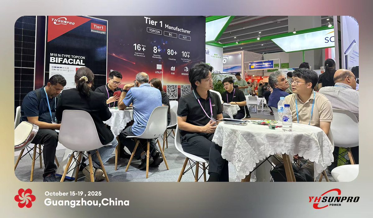 SunproPower's tweet image. Where Sun Reaches🌞Value Follows
We warmly invite global partners to visit  us at the 138th Canton Fair!

📍Booth：Hall 15.3 D36-37, E05-07
🗓️Date：2025.10.15-19
#SUNPRO POWER looks forward to collaborating with you to open a new future in green energy🌏
#GreenEnergy #SolarPower