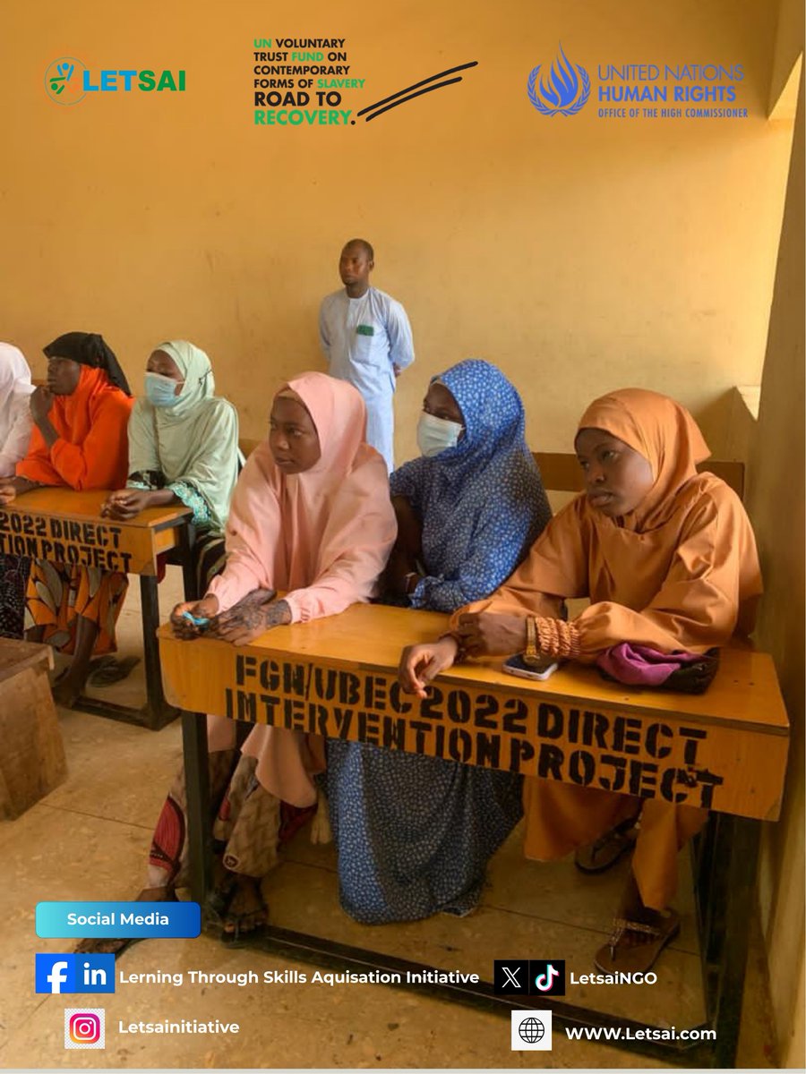 LetsaiNgo's tweet image. LETSAI empowered Bauchi communities and leaders with legal rights knowledge to promote justice, equality, and inclusion.

#LegalRights 
#AccessToJustice 
#HumanRights 
#InclusionForAll
#BauchiState 
#RightsEducation 
#EqualityAndJustice 

@UNICEF
@UNHumanRights
@UN_Women