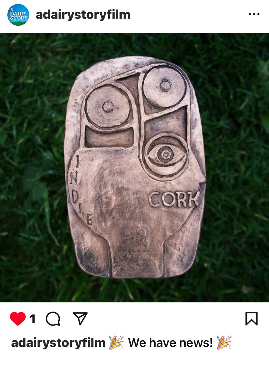 Lovely independent documentary made by talented individuals <a href="/LornaYoung_/">Lorna Young</a>  and Ian Finlay which won ‘Best Documentary’ at IndieCork Film Festival. You can see it <a href="/Macrobert/">Macrobert Arts Centre</a> It tells the incredible story of Wilma &amp; David <a href="/theethicaldairy/">The Ethical Dairy</a> #cowwithcalf insta @adairystoryfilm