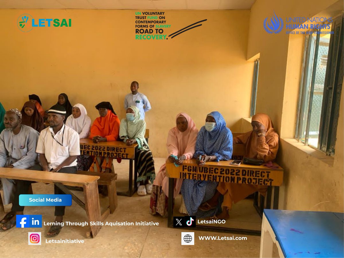 LetsaiNgo's tweet image. LETSAI empowered Bauchi communities and leaders with legal rights knowledge to promote justice, equality, and inclusion.

#LegalRights 
#AccessToJustice 
#HumanRights 
#InclusionForAll
#BauchiState 
#RightsEducation 
#EqualityAndJustice 

@UNICEF
@UNHumanRights
@UN_Women