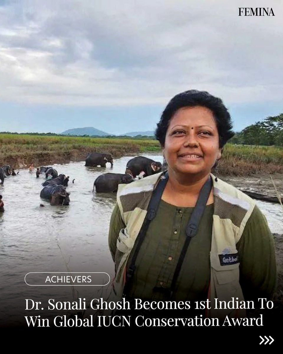 #FeminaAchievers: Breaking new ground for India’s conservation community!

Dr. Sonali Ghosh, Field Director of Kaziranga National Park and Tiger Reserve, has become the first Indian to receive the prestigious IUCN WCPA Kenton Miller Award 2025. Recognised globally for her