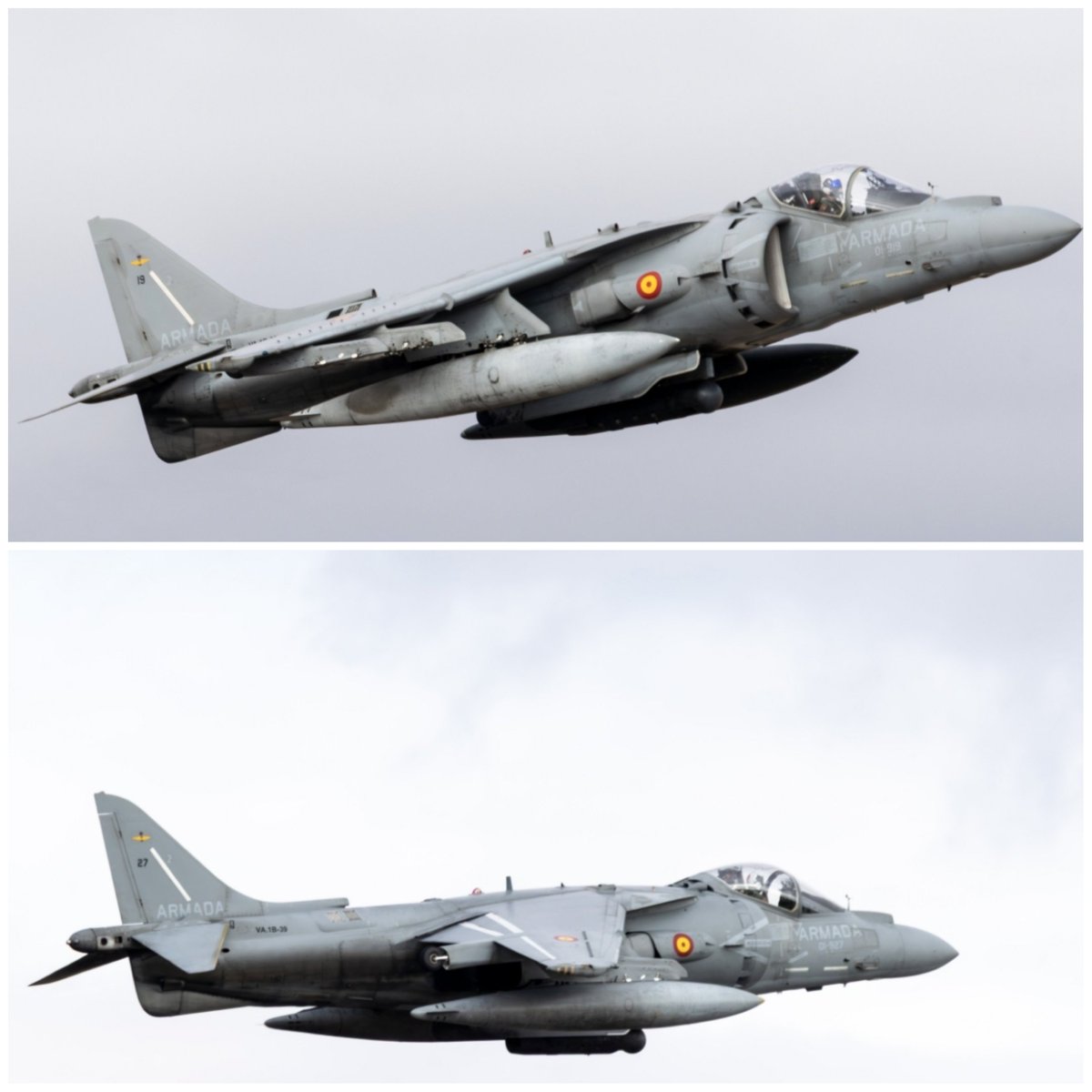 #BuenosDíasas fotos del #DFN25
desde la #BaseAerea de #Torrejon

✈️
#Harrier #ArmaAerea de la <a href="/Armada_esp/">Armada</a> en acción.
✈️

<a href="/AmigosMuseoAire/">Asociacion Amigos del Museo del Aire</a>
#SomosElAire #DFN25
#Hispanidad2025 #DiaDeLaFiestaNacional
#aviation #avgeeks #aviation4u

📷Cortesía de nuestro socio José Enriquez.