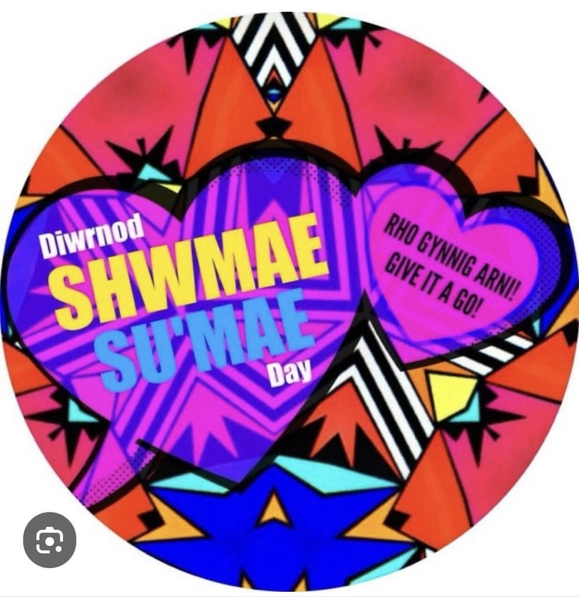Diwrnod "Shwmae Su’mae” - is a day marked each year in Wales as a celebration of the beautiful Welsh language.

The aim is to encourage non Welsh speakers to learn and get involved.

Diwrnod I ddathlu ein hiaith Gymraeg arbennig a hardd x

Rhowch gynnig arni - try it!