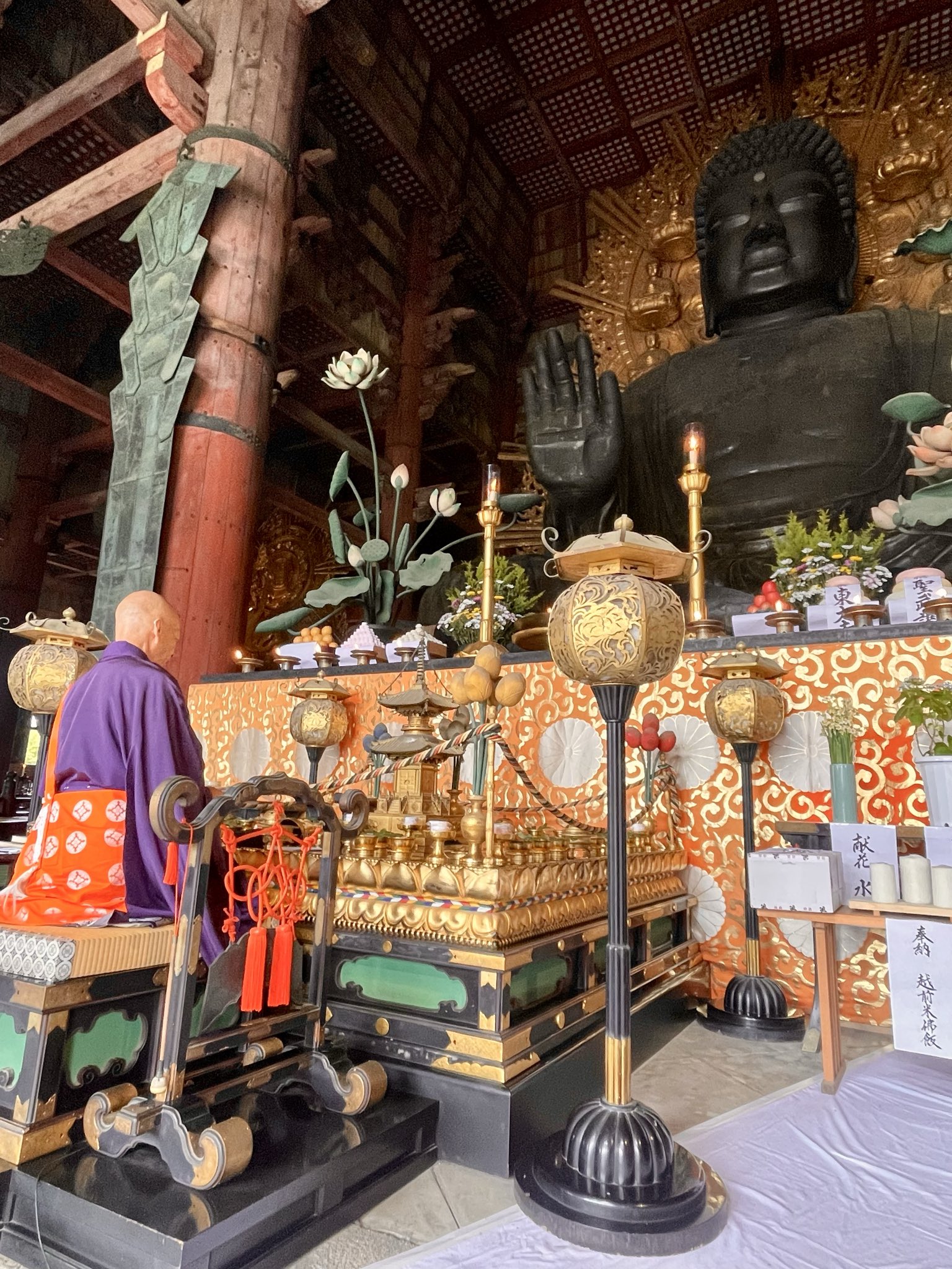 大仏様 ご確認 大仏様 ご確認 大仏様 ご確認 大仏開眼一二五〇年東大寺