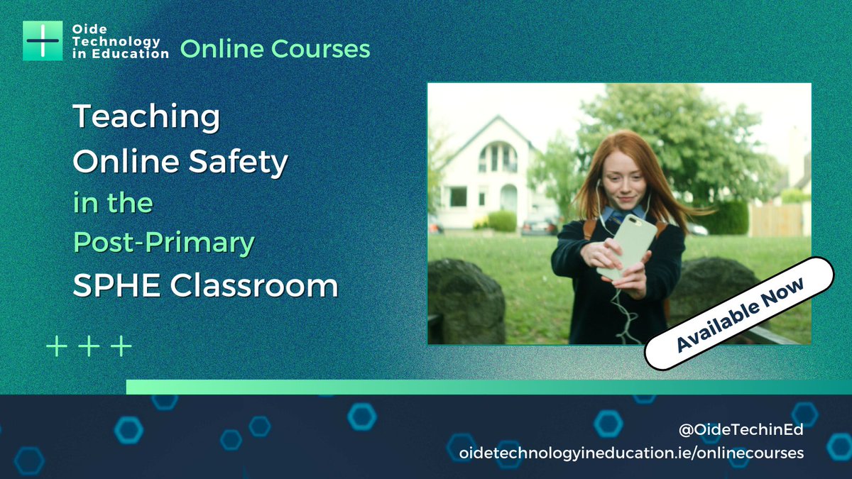 OideTechinEd's tweet image. Did you know about our online course for post-primary #SPHE teachers, developed with @Webwise_Ireland? Suitable also for TY teachers. Takes just one hour of study-time. 

View / Self-enrol: bit.ly/TOSC_SPHE 

#ICTonlinecourses @OidePPWellbeing @Oide_Ireland