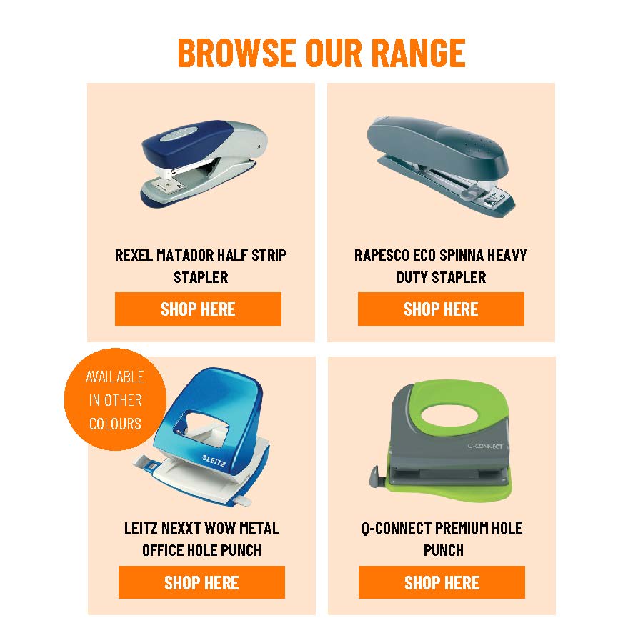 Keeping it Together✨

Our staplers and hole punches are essential in every office—they help you manage papers efficiently, keep everything in order, and make your workspace look professional.

Browse our full range here: compleatofficesolutions.co.uk

#OfficeEssentials