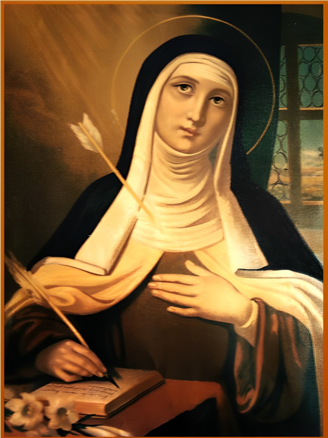 "Nada te perturbe, nada te espante, tudo passa, só Deus não muda; a paciência tudo alcança. Quem tem a Deus, nada lhe falta."

Santa Teresa de Ávila, rogai por nós.