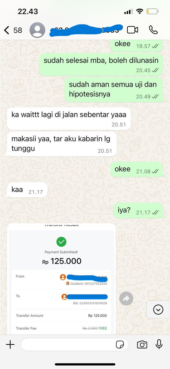 JokiDataSkripsi's tweet image. Testimoni:
" Joki Manip Data PLS SEM Melalui Smart PLS "
Buruan yuk joki tugas disini🤗📷
• Joki SPSS
• Joki Olah data
• Joki Skripsi
• Joki Tugas Kuliah
• Statistik
• Karya Tulis (Essay, Jurnal, dll)
• Manipulasi / Perbaikan Data
• Tugas Teknik Industri
• Joki PPT…